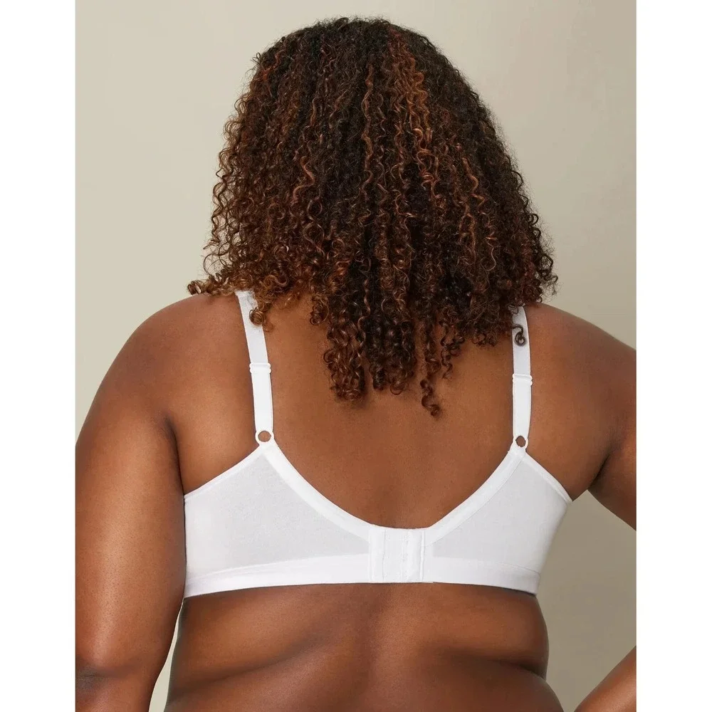 Playtex Womens Bra 44DD White 18 Hour‎ 474C Cotton Stretch Lift Support Wireless